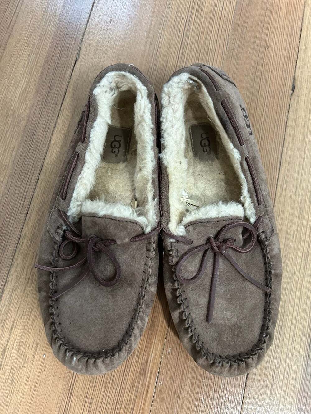 UGG Dakota Espresso Suede Moccasin Slippers